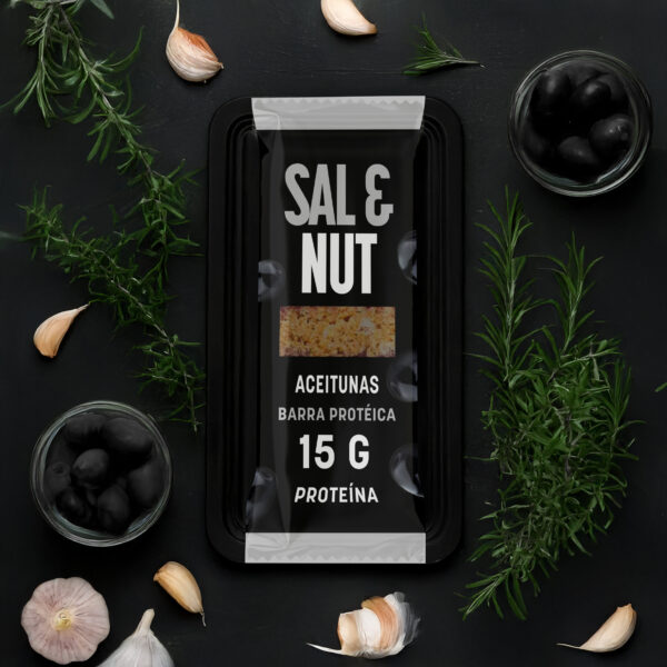 Barrita protéica - Gusto Aceitunas - Paquete de 6